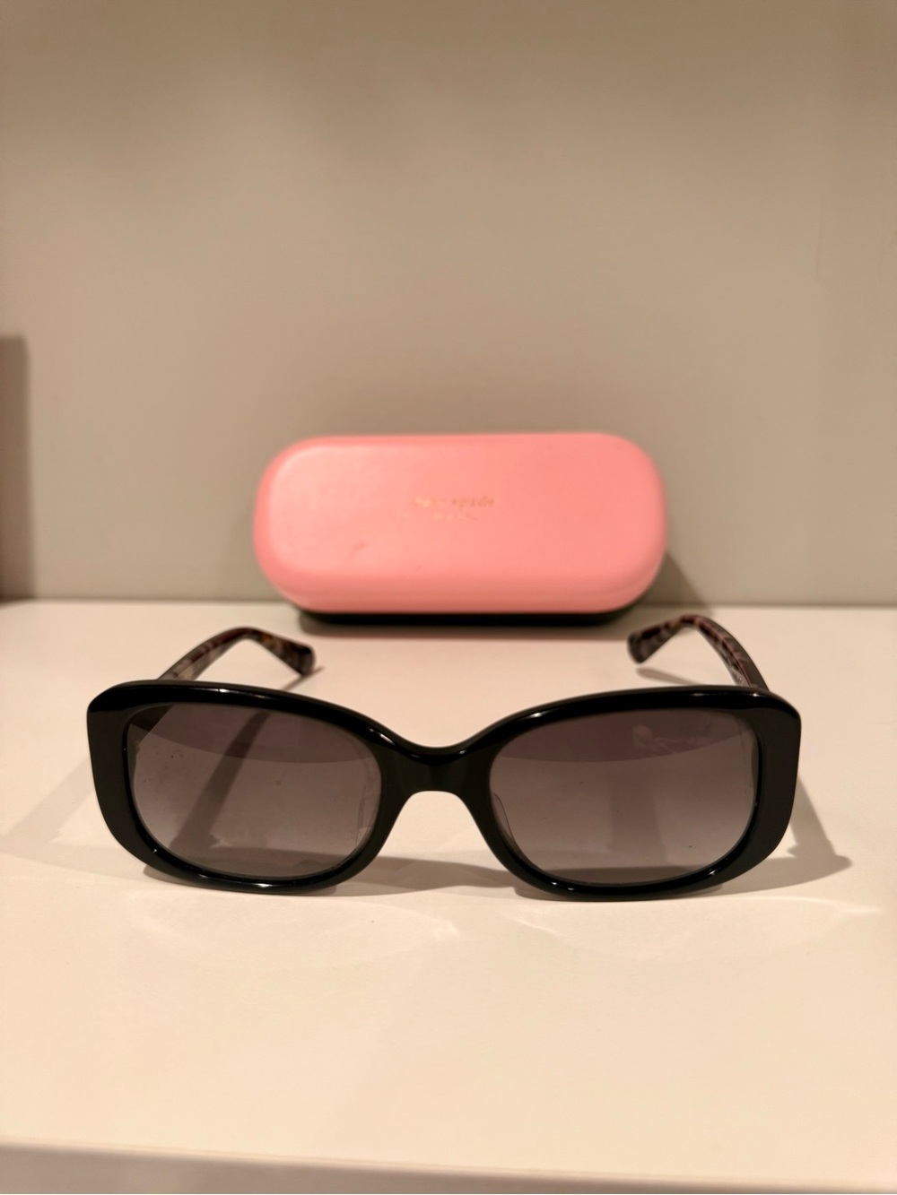 Kate Spade Black Women's Sunglasses with Case